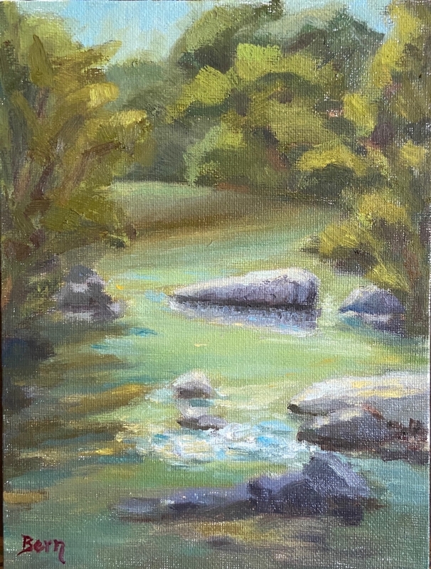 Bull Creek, Austin by artist Bern Abplanalp